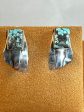 Turquoise Art Deco Earrings by Burch Driver Supply