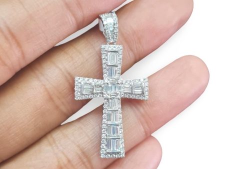 NEW Christian Cross Diamond Pendant 18kt Online