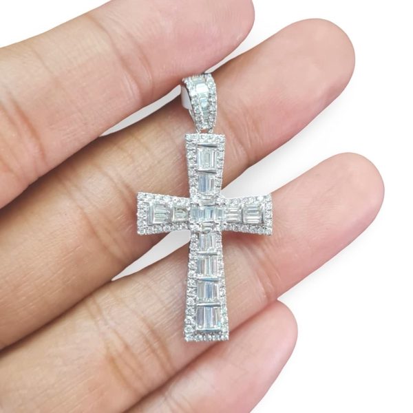 NEW Christian Cross Diamond Pendant 18kt Online