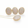 NEW Oval Diamond Jewelry Set 14kt Sale