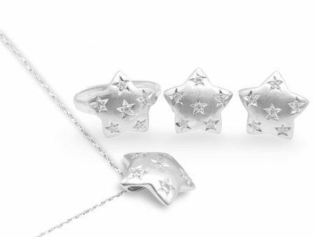 NEW Star Diamond Jewelry Set 18kt Hot on Sale