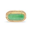 NEW Golden Ellipse Jade Diamond Ring 18kt Discount