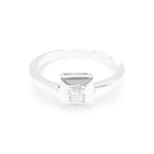 NEW Classic Square Diamond Ring 14kt Online now