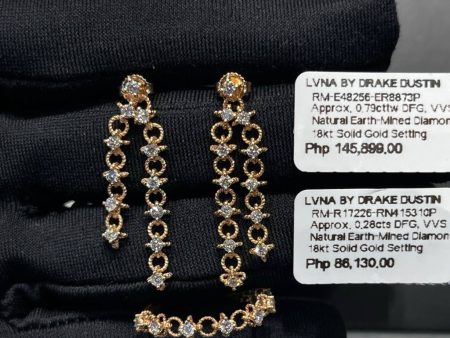 #LVNA2024 | RoseGold Charm Knot  Diamond Jewelry Set 18kt Online Hot Sale