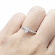 0.58cts G VVS Pear Paved Diamond Engagement Ring 14kt #0067 Supply