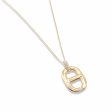 NEW Golden Can Lock Diamond Necklace 14kt Sale