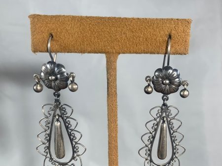 Teardrop Filigree Earrings by Federico Jimenez Sale