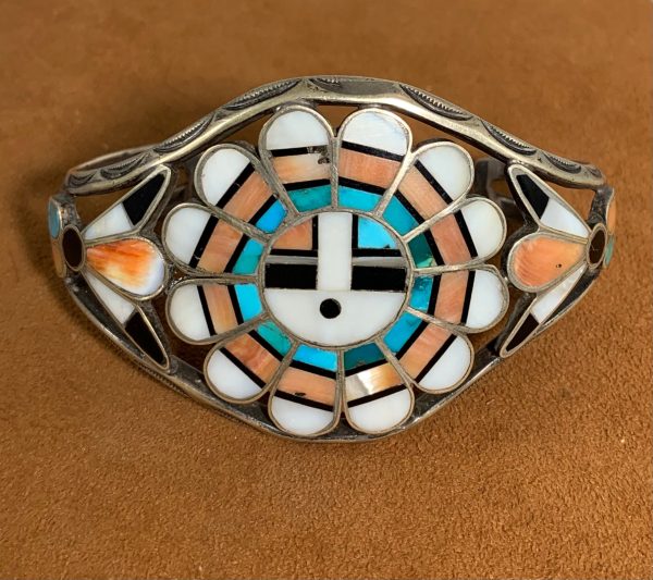 Vintage Sunface Zuni Cuff Cheap