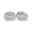 NEW Creole Huggie Hoop Diamond Earrings 18kt Online Sale