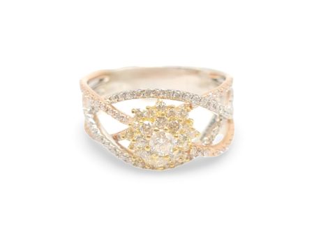 NEW Rositas Overlapping Diamond Ring 18kt Sale