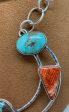 #8 Turquoise and Spiny Oyster Necklace by Dezbah Stumpff on Sale