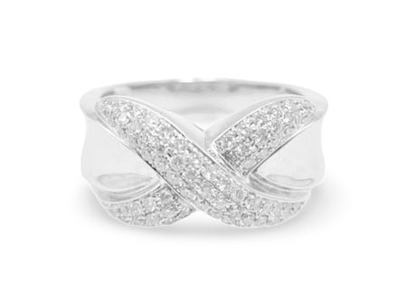 NEW Crossover Statement Diamond Ring 18kt Supply