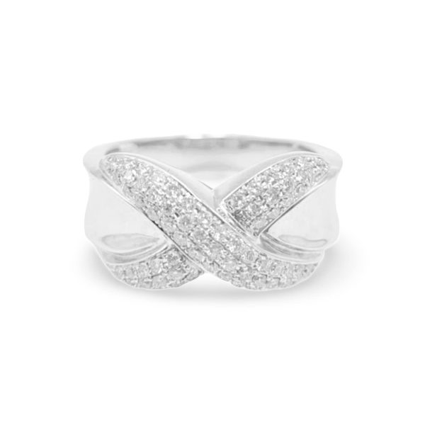 NEW Crossover Statement Diamond Ring 18kt Supply