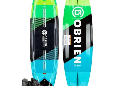 O Brien 140 System Wakeboard with Clutch Binding Mens For Discount