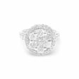 NEW Round Halo Diamond Ring 14kt Online