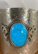 Wide Band Butterfly Cuff with Turquoise by Aldrich Arts Fashion