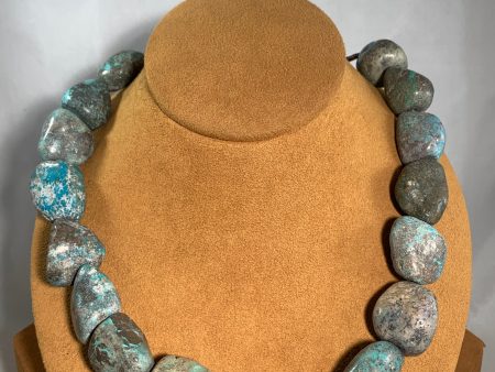 Turquoise Nugget Necklace by Lorraine Lucero Online Sale