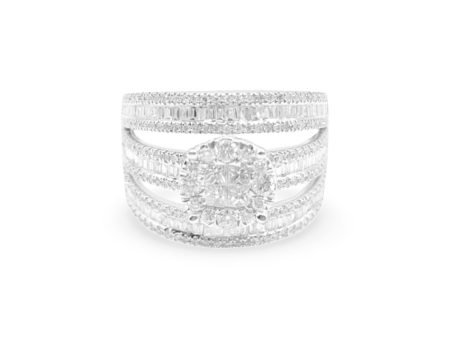 NEW Millionaire Statement Baguette Diamonds Ring 14kt Online