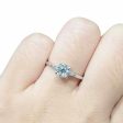 GIA Certified | 0.80cts K SI1 Round Brilliant Diamond Engagement Ring 14kt on Sale