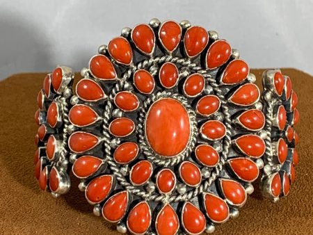 Coral Cluster Cuff by Don Lucas Supply