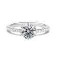 1.00ct M SI2 Round Brilliant Diamond Engagement Ring 14kt GIA Certified Online