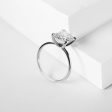 4.00cts Princess Cut Solitaire Diamond Engagement Ring IGI Certified For Discount