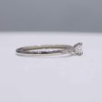 0.50cts G VVS Cushion Paved Diamond Engagement Ring 14kt #0072 Cheap