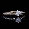 GIA Certified | 0.70cts M VVS2 Round Brilliant Diamond Engagement Ring 14kt Online Sale