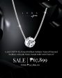 0.50ct GHI VS-SI2 Round Brilliant Solitaire Natural Diamond Necklace with 18kt Thick Foxtail Solid Gold Chain 18” Online now