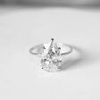 2.50cts ++ Pear Brilliant Solitaire Diamond Engagement Ring IGI Certified Online now