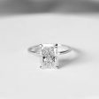 2.50cts++ Radiant Cut Solitaire Diamond Engagement Ring IGI Certified on Sale