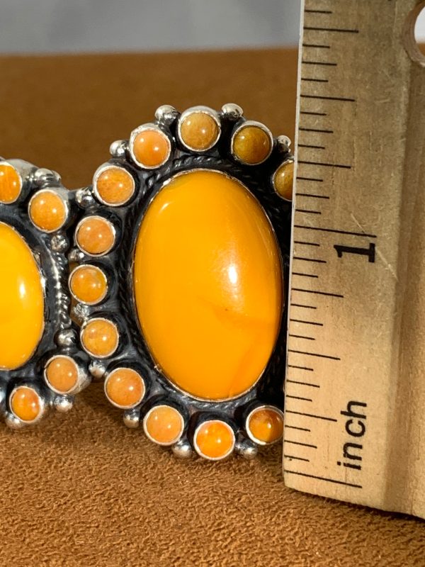 Butterscotch Amber Cuff by Don Lucas For Cheap