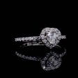 GIA CERTIFIED | 0.69cts J VVS1 Heart Brilliant Diamond Engagement Ring 14kt Online Sale