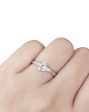 1.00cts++ Pear Brilliant Baguette Paved Diamond Engagement Ring GIA CERTIFIED Sale