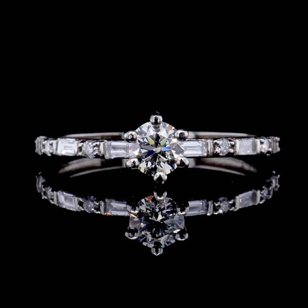 GIA Certified | 0.70cts L VS1 Round Brilliant Diamond Engagement Ring 14kt Supply